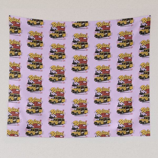 Item preview, Relaxi Taxi Friends Fan Art – Retro NYC Wellness Van Design - Friends TV Show Reference designed and sold by TheStephanieRome.