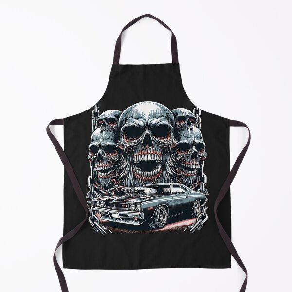 Item preview, Evil Skulls Hot Rod Shirt – Sinister Muscle Car Graphic Tee designed and sold by Sinister prints.