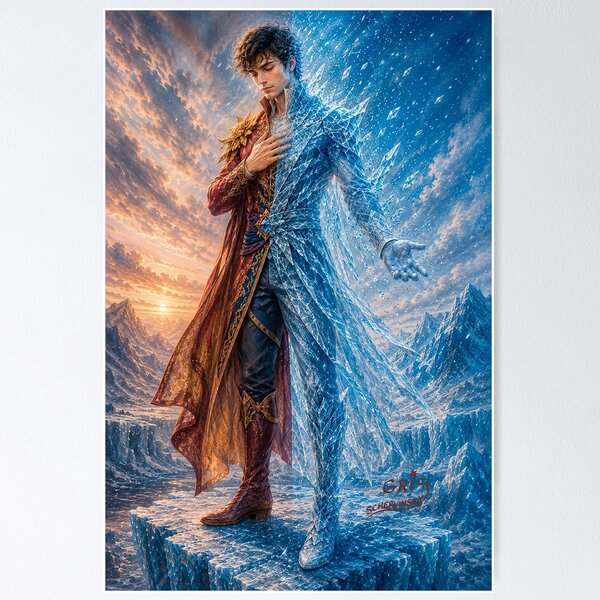Item preview, The Man Who Freezes designed and sold by GRISSCHERVINSKY.