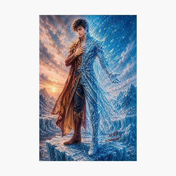 Item preview, The Man Who Freezes designed and sold by GRISSCHERVINSKY.