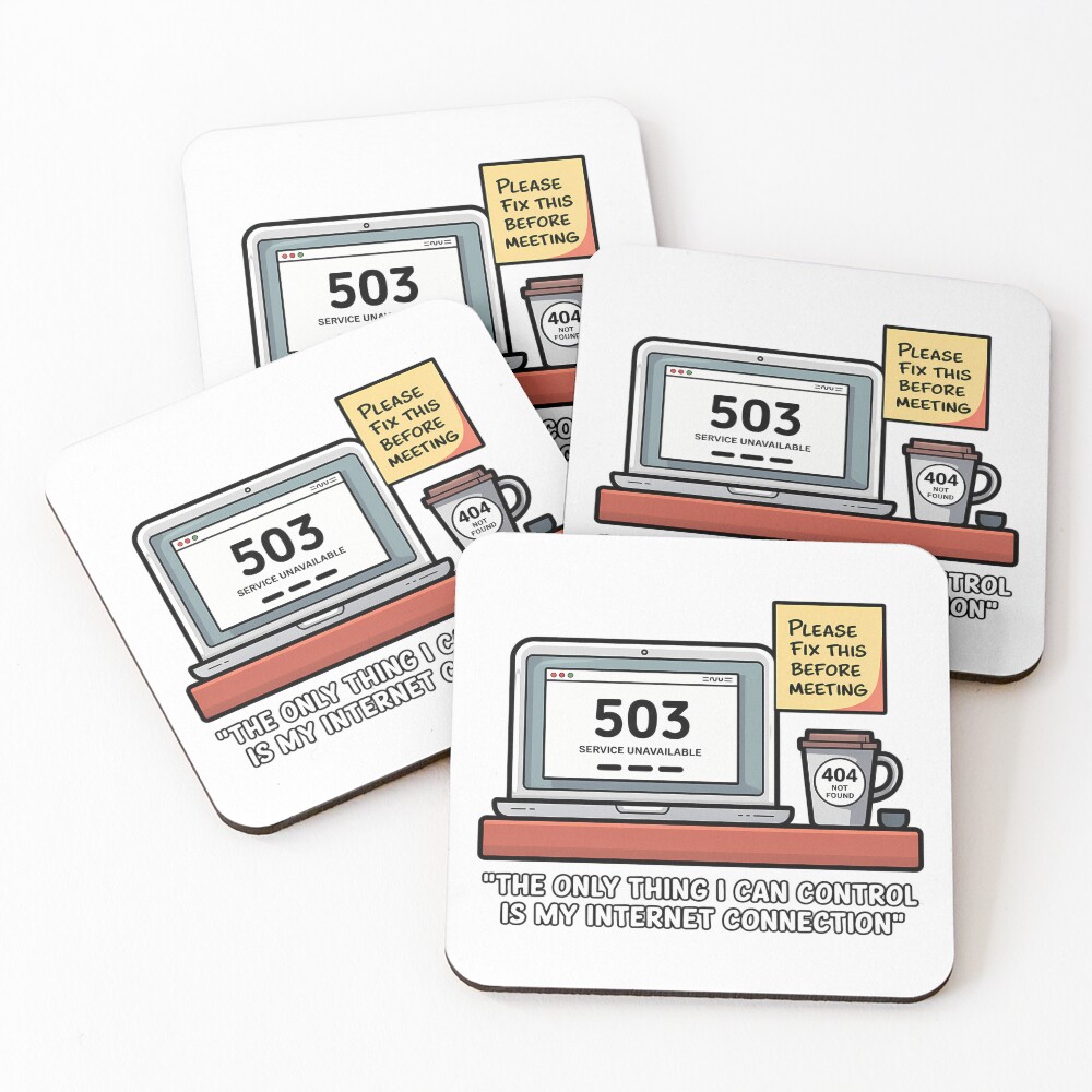 Item preview, Coasters (Set of 4) designed and sold by NiftyWrx.