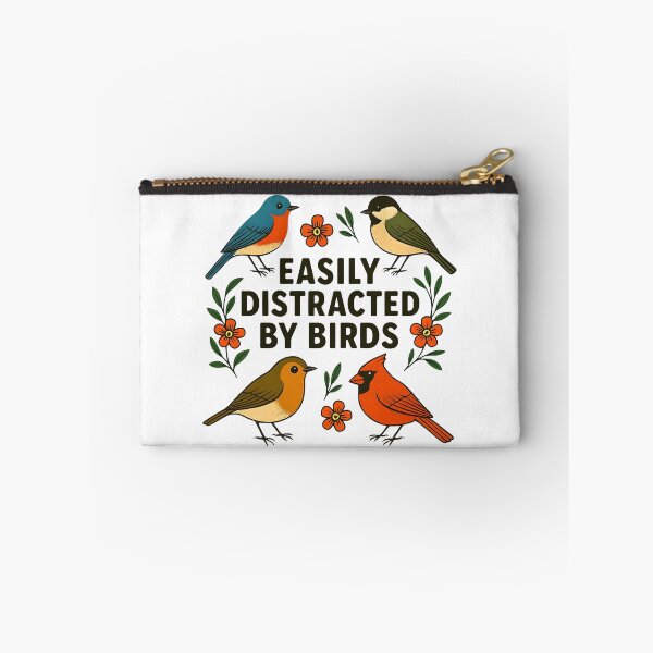 Item preview, Easily Distracted By Birds Funny Bird Watcher Vintage designed and sold by Photo-Sphere101.