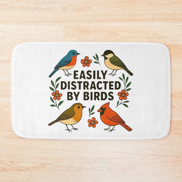 Item preview, Easily Distracted By Birds Funny Bird Watcher Vintage designed and sold by Photo-Sphere101.