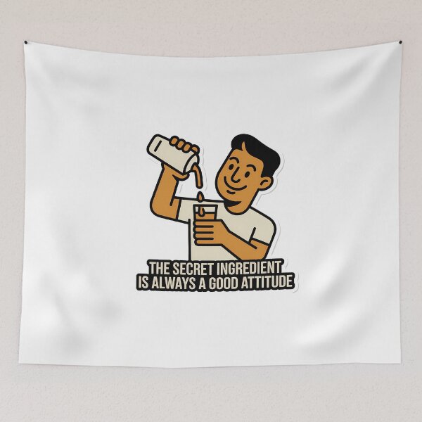 Item preview, Bartender with Playful Attitude designed and sold by NiftyWrx.