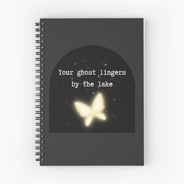Item preview, Your Ghost Lingers By The Lake - Dark Academia Aesthetic Quote designed and sold by NinaCorner.