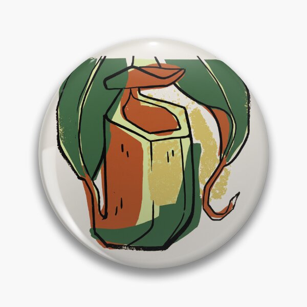 Item preview, Pitcher Plant Carnivorous Botanical Modern Indie Screen Print designed and sold by KiwiRider.