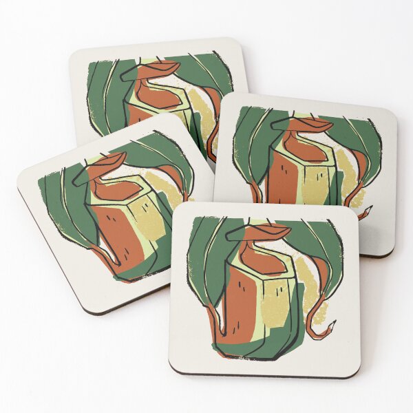 Item preview, Pitcher Plant Carnivorous Botanical Modern Indie Screen Print designed and sold by KiwiRider.
