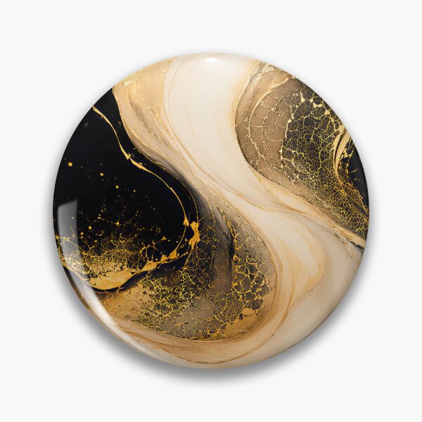 Item preview, Elegant Swirling Pattern with Gold Accents designed and sold by paulrommer.