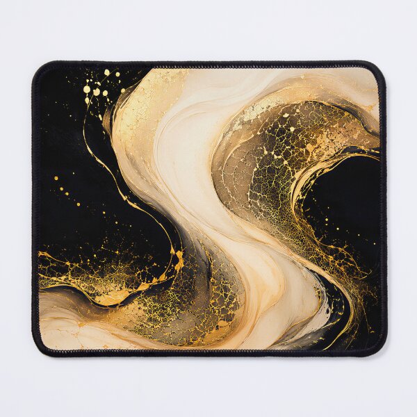 Item preview, Elegant Swirling Pattern with Gold Accents designed and sold by paulrommer.
