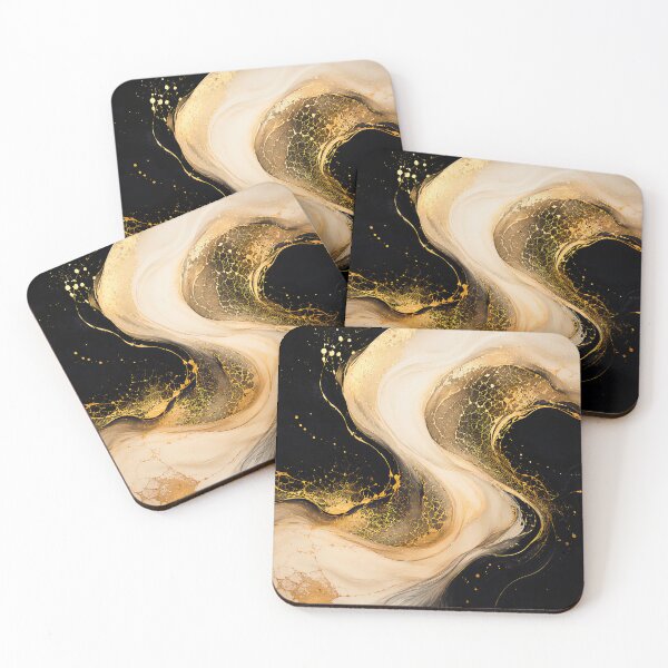 Item preview, Elegant Swirling Pattern with Gold Accents designed and sold by paulrommer.