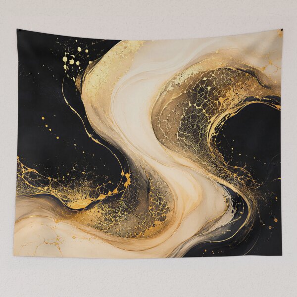 Item preview, Elegant Swirling Pattern with Gold Accents designed and sold by paulrommer.