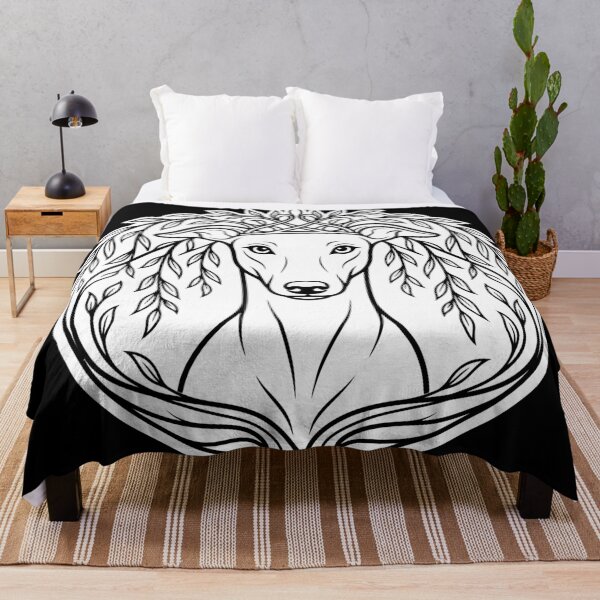 Item preview, Elegant Greyhound Botanical Silhouette Vector Art designed and sold by ZUMERI.