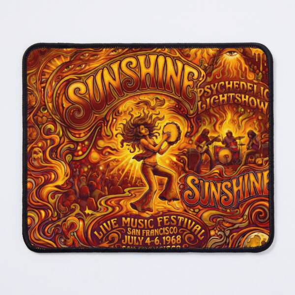 Item preview, Psychedelic Concert Poster designed and sold by RocknPsycnMetal.