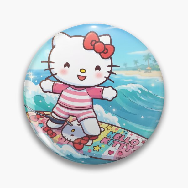 Item preview, Surfer Hello Kitty  designed and sold by myfavoritegifts.