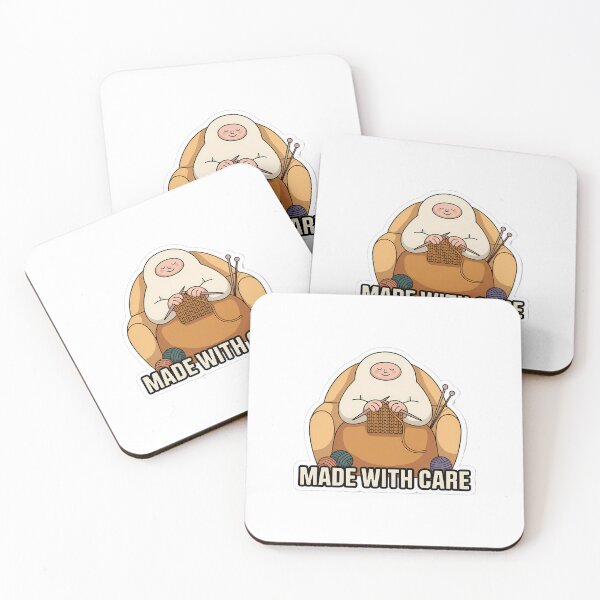Item preview, Minimalist Knitter with Yarn designed and sold by NiftyWrx.