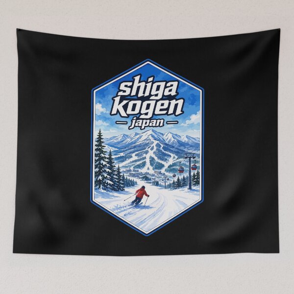 Item preview, Shiga Kogen Japan Watercolor Travel designed and sold by TomFrontierArt.