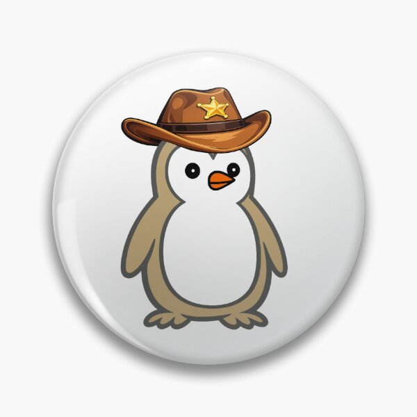Item preview, Cowboy Sheriff Penguin - Funny Western Penguin designed and sold by Pippo-Penguin.