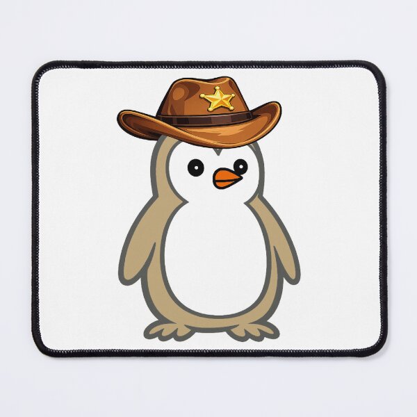Item preview, Cowboy Sheriff Penguin - Funny Western Penguin designed and sold by Pippo-Penguin.