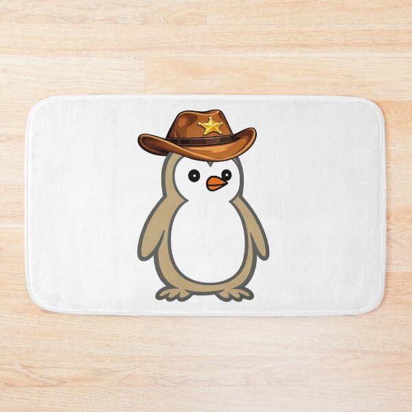Item preview, Cowboy Sheriff Penguin - Funny Western Penguin designed and sold by Pippo-Penguin.