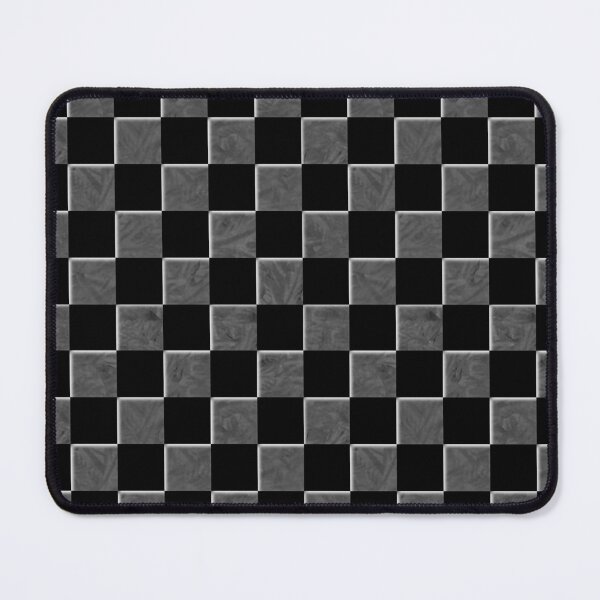 Item preview, Black & Gray Marble Checkerboard Pattern designed and sold by Angry Critters.