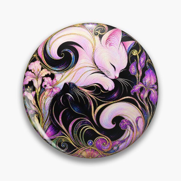 Item preview, ⚖️ COLECCIÓN PERFECTAMENTE EQUILIBRADA ⚖️ - GATOS ART NOUVEAU v1 designed and sold by WheelieGdArt.
