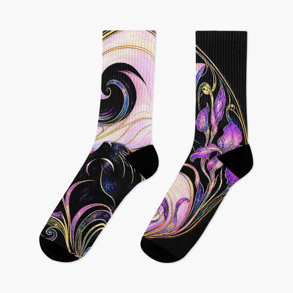 Item preview, ⚖️ PURRFECTLY BALANCED COLLECTION ⚖️ - ART NOUVEAU CATS v1 designed and sold by WheelieGdArt.