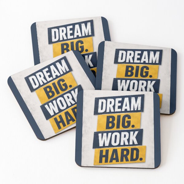Item preview, Dream Big Work Hard Motivation designed and sold by AndyGordon125.