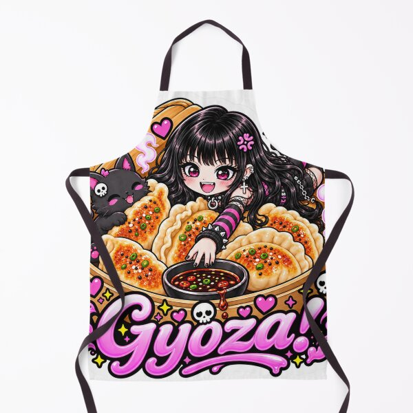 Item preview, Goth Food Gremlin Loves Gyoza designed and sold by AnnekeJordaan.
