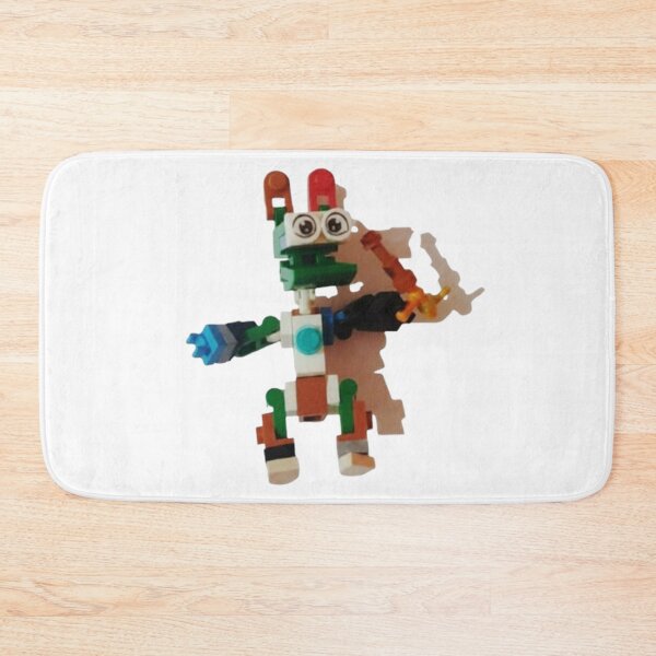 Item preview, Colorful building block robot designed and sold by Natascha-Prints.