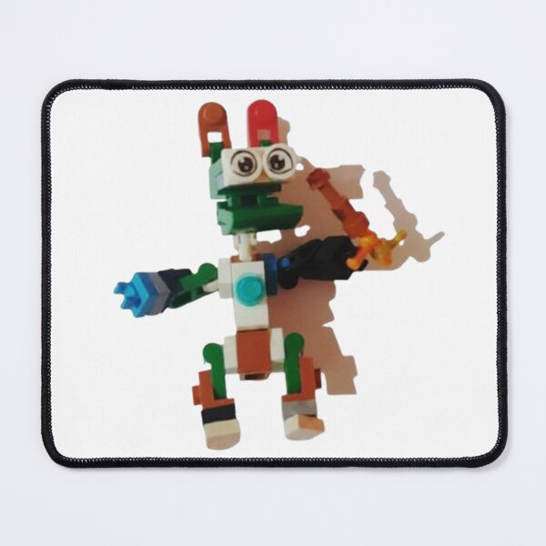 Item preview, Colorful building block robot designed and sold by Natascha-Prints.