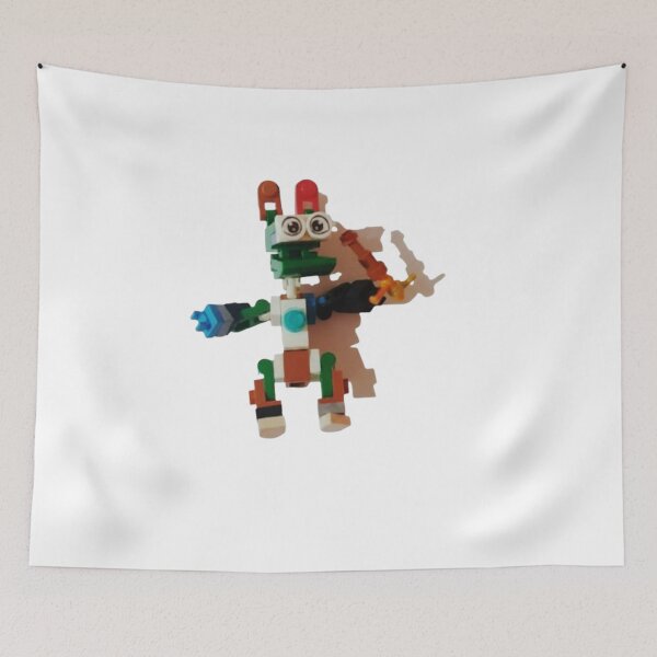 Item preview, Colorful building block robot designed and sold by Natascha-Prints.