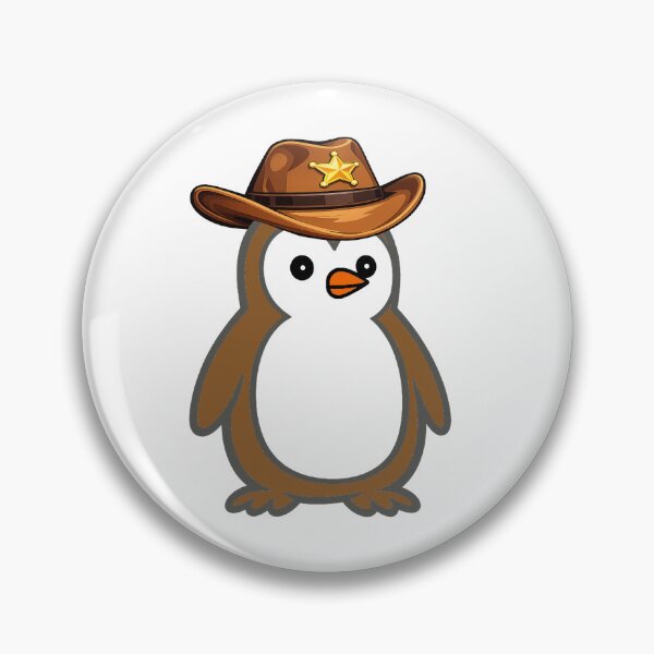 Item preview, Cowboy Sheriff Penguin - Funny Western Pippo designed and sold by Pippo-Penguin.