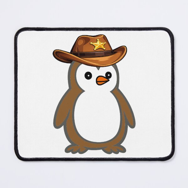 Item preview, Cowboy Sheriff Penguin - Funny Western Pippo designed and sold by Pippo-Penguin.
