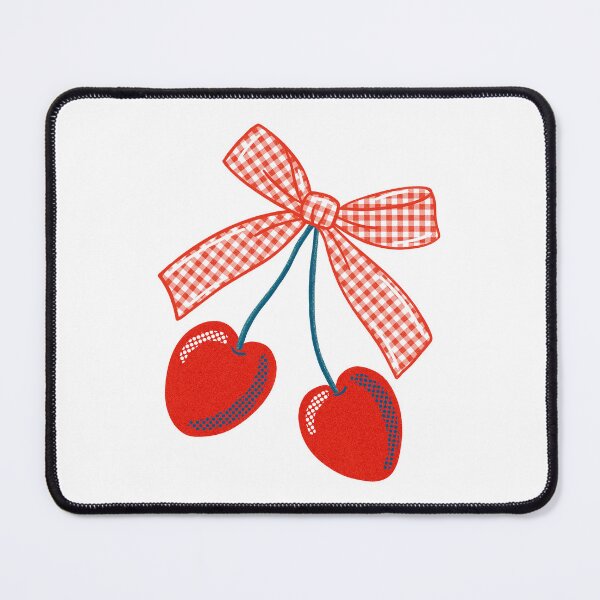 Item preview, Cherry Hearts and Gingham Bow designed and sold by SarahWhittle.