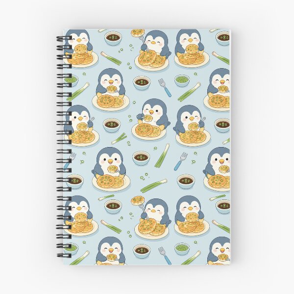 Item preview, Penguin Savory Rice Pancake Kawaii Pattern designed and sold by Soft Berry Studio.