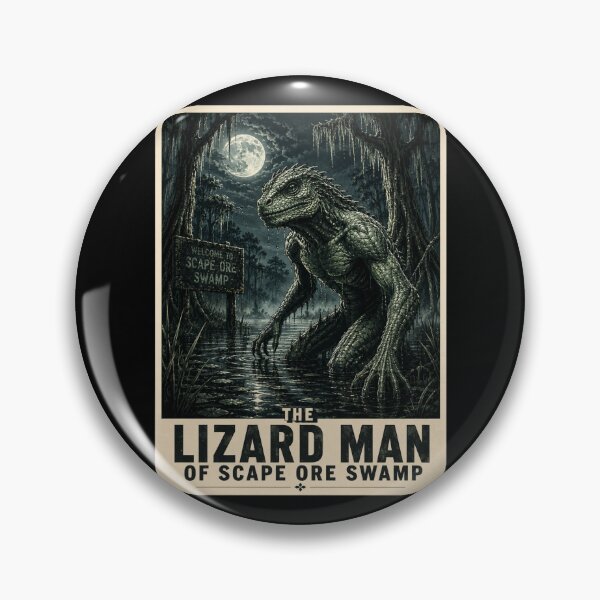 Item preview, Lizard Man of Scape Ore Swamp Cryptid Horror designed and sold by redsharkuk.