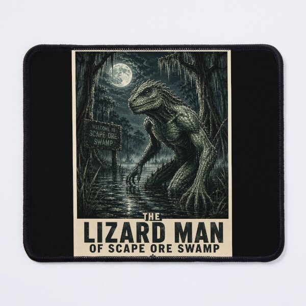 Item preview, Lizard Man of Scape Ore Swamp Cryptid Horror designed and sold by redsharkuk.