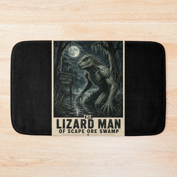 Item preview, Lizard Man of Scape Ore Swamp Cryptid Horror designed and sold by redsharkuk.