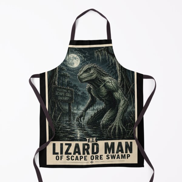 Aperçu de l'œuvre L'homme-lézard de Scape, marais minéral, horreur cryptide créée et vendue par redsharkuk.