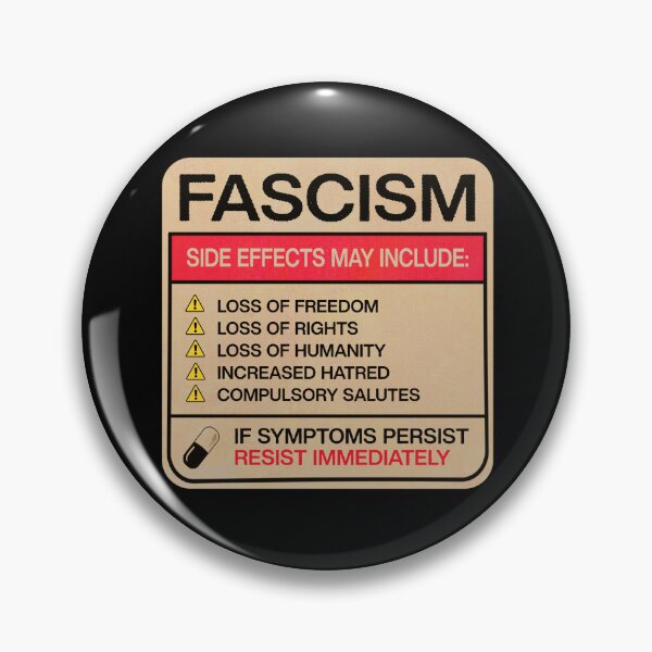 Item preview, Fascism Warning Signs designed and sold by Furz183.