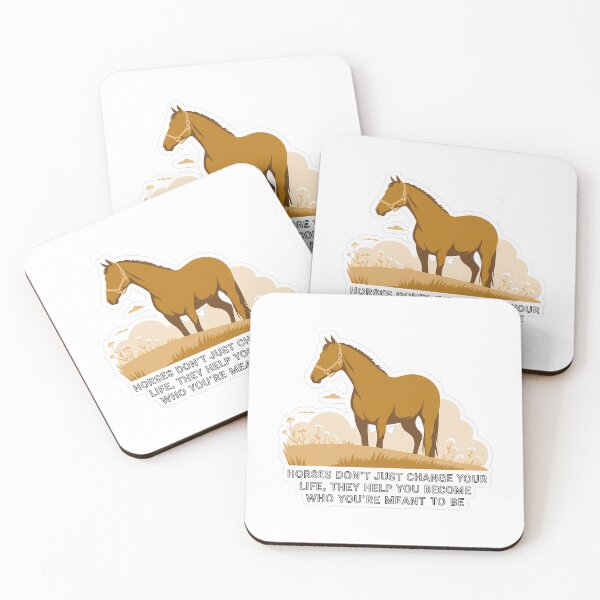 Item preview, Minimalist Horse Silhouette with Inspiring Quote designed and sold by NiftyWrx.