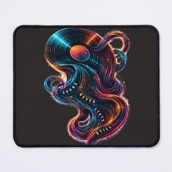 Item preview, Sound Never Stays Still – Melting Neon Vinyl designed and sold by Golden Era Studio.