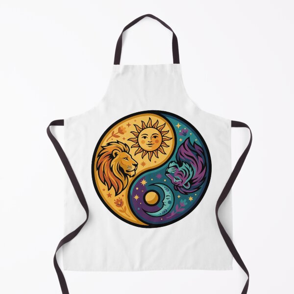 Item preview, Cosmic Lion and Wolf Yin Yang designed and sold by AliveStyle.