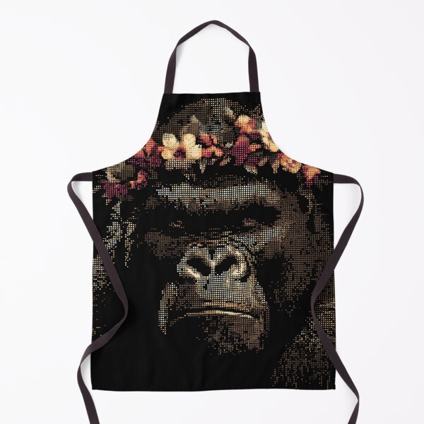 Item preview, Floral Crown Gorilla designed and sold by ClubVacay.