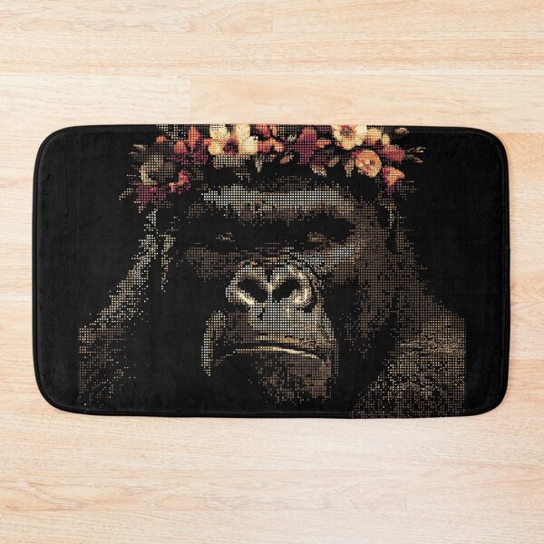 Item preview, Floral Crown Gorilla designed and sold by ClubVacay.