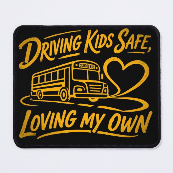 Item preview, Driving Kids Safe Loving My Own - School Bus Driver Gift designed and sold by Haque Desigens.