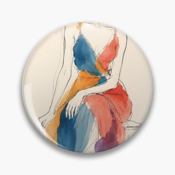 Item preview, Seated Color Reverie designed and sold by InkfloraMuse.