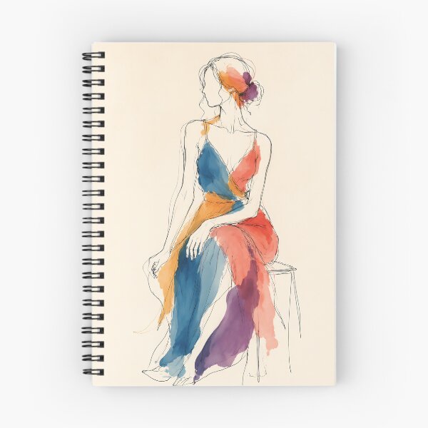 Item preview, Seated Color Reverie designed and sold by InkfloraMuse.