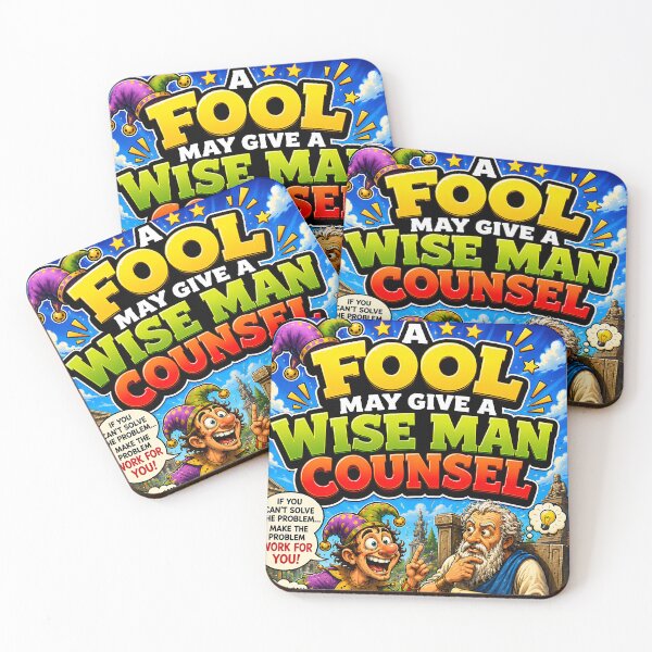 Item preview, A FOOL MAY GIVE A WISE MAN COUNSEL designed and sold by Smoothseer.
