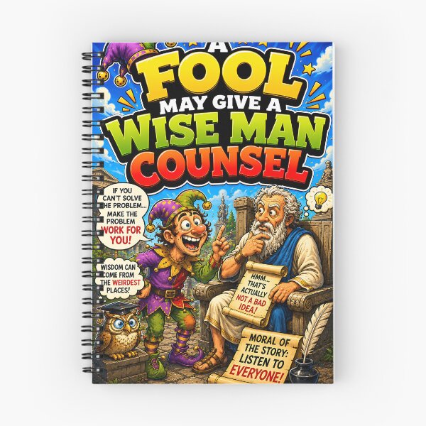 Item preview, A FOOL MAY GIVE A WISE MAN COUNSEL designed and sold by Smoothseer.